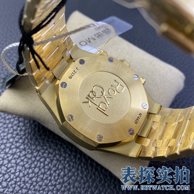 OM爱彼大厂精仿皇家橡树26331计时系列腕表_价位_款式图片_质量如何底盖