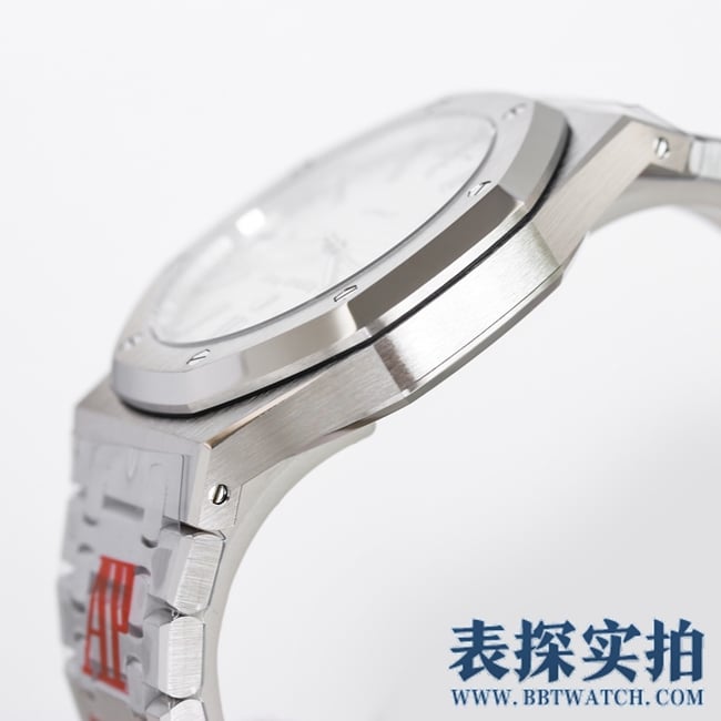 OR厂新品爱彼白钢顶级复刻皇家橡树Ap15400st腕表_价格_图片_质量怎么样 侧面