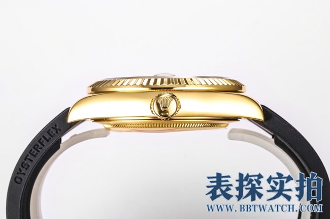 劳力士黑盘大厂精仿天行者男士腕表_价位_款式图片_质量如何侧面