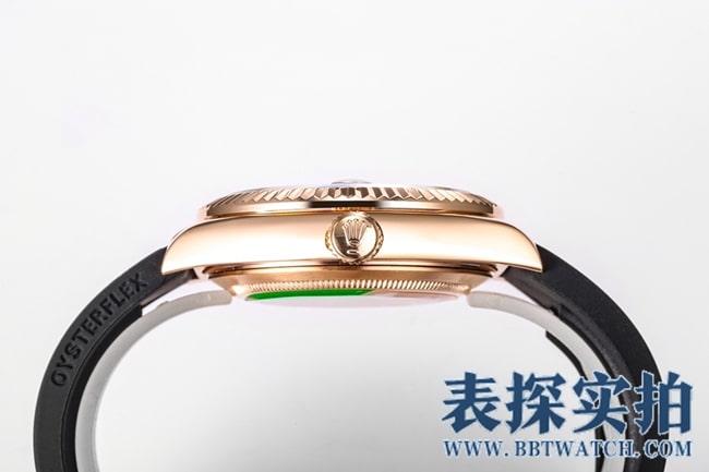 劳力士顶级高仿灰盘天行者男士腕表_多少钱_图片_做工怎么样 侧面