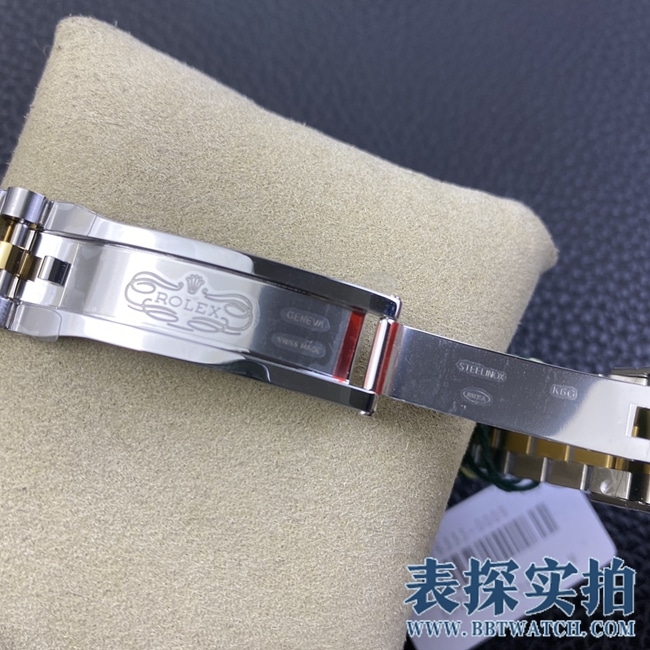 VS劳力士日志型黑盘大厂精仿腕表_价位_款式图片_质量如何表扣