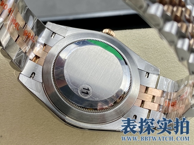 VS劳力士顶级复刻灰盘日志41MM腕表_价格_图片_质量怎么样底盖
