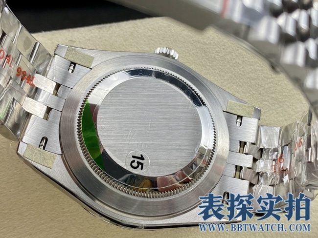 VS劳力士日志顶级高仿41MM腕表_多少钱_图片_做工怎么样 底盖