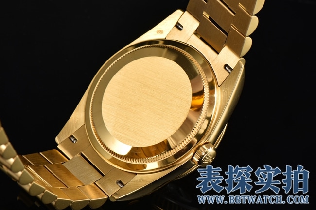 CS劳力士大厂精仿星期日志型36MM系列腕表_价位_款式图片_质量如何底盖