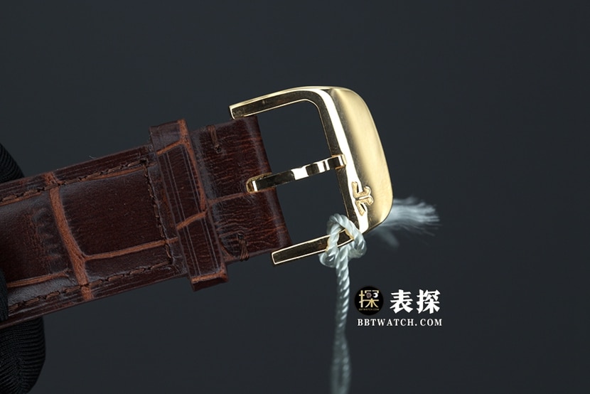 GF厂积家月相大师Q1368420顶级复刻手表男士白盘金针皮带款图片及价格表扣实拍图
