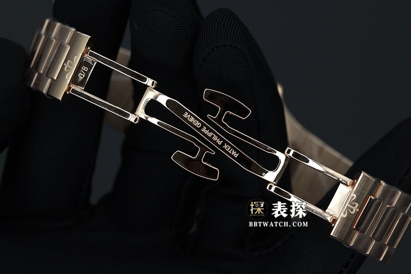 3K厂百达翡丽运动优雅7118顶级一比一高仿手表女士鹦鹉螺白盘钢带款图片及价格表扣实拍图