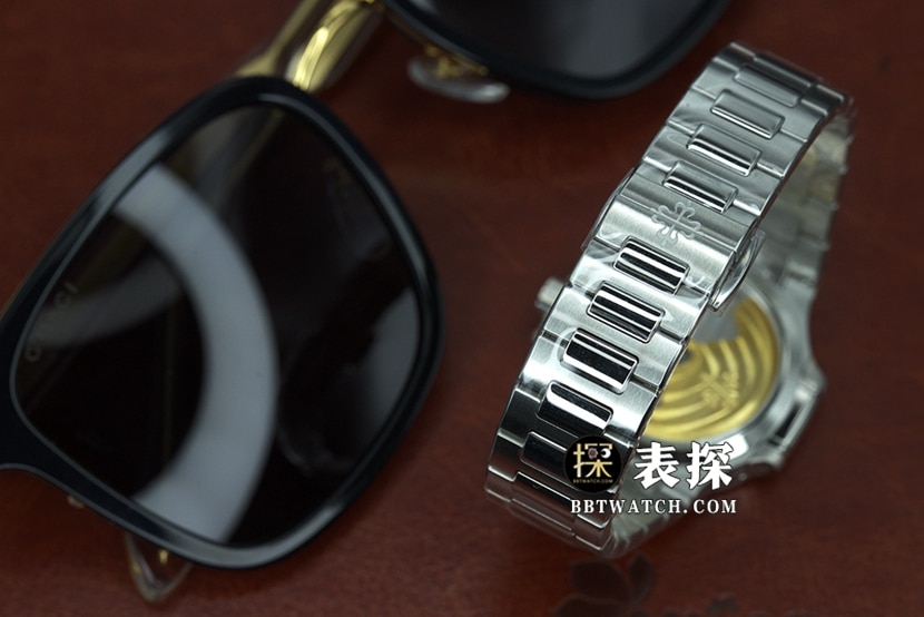 3K厂百达翡丽运动优雅7118超A高仿手表女士蓝盘钢带款图片及价格表带实拍图