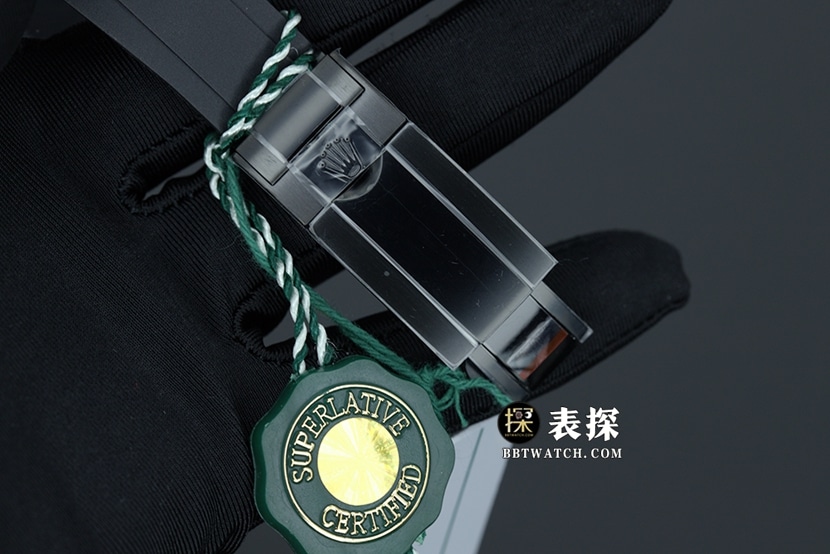 JH厂劳力士宇宙计时迪通拿顶级一比一高仿手表男士碳纤维定制版橡胶款图片及价格表扣实拍图