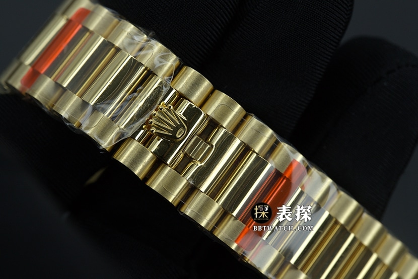 EW厂劳力士星期日志型128238一比一超A高仿手表男士渐变绿盘钢带款图片及价格表带实拍图
