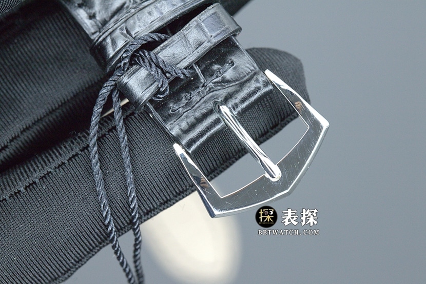 ZF厂百达翡丽古典5227超A高仿手表男士黑盘皮带款图片及价格表带实拍图
