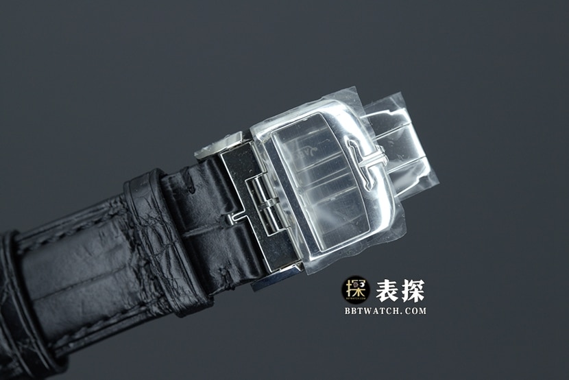 GF厂积家月相大师顶级Q1368420一比一精仿手表男士白盘皮带款图片及价格表扣实拍图