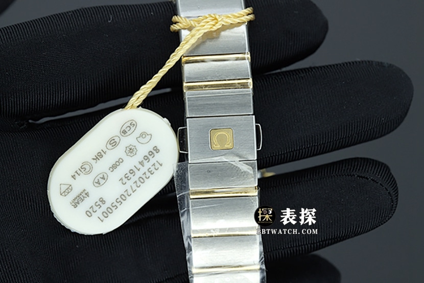3S厂欧米茄星座顶级复刻手表女士白盘金针钢带款图片及价格表带实拍图