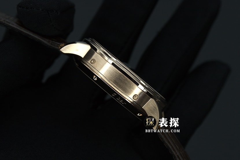 GF厂格拉苏蒂原创议员100-04-32-15-04顶级一比一高仿手表男士月相白盘皮带款图片及价格侧面实拍图
