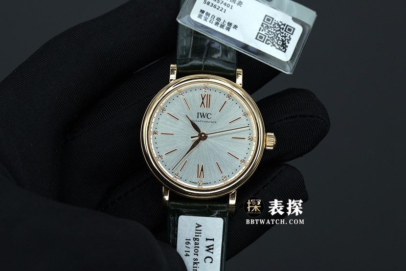 万国柏涛菲诺一比一顶级复刻手表女士表盘金针皮带款图片及价格正面实拍图