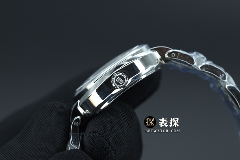 浪琴心月系列L8.115.4.71.6顶级复刻手表女士月相钢带款图片及价格侧面实拍图