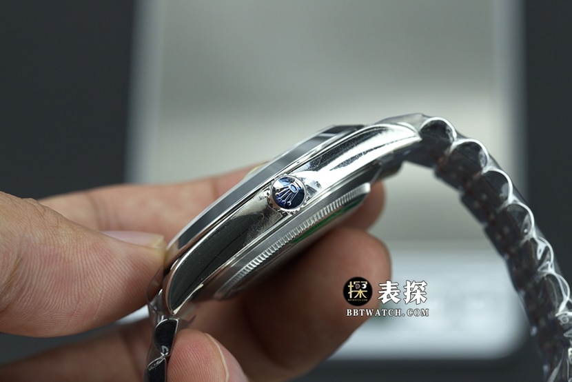 EW厂劳力士日志型126334一比一顶级复刻手表男士白盘钢带款图片及价格侧面实拍图