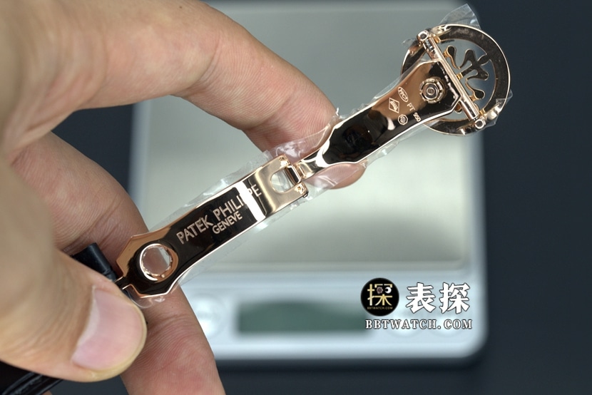 YL厂百达翡丽超级复杂功能时计顶级一比一高仿手表星空黑盘皮带款图片及价格表扣实拍图