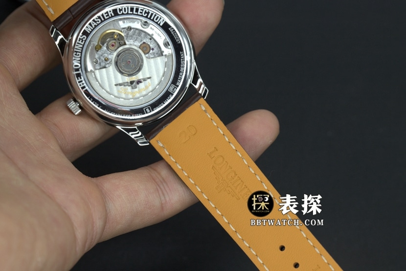 KL厂浪琴名匠顶级一比一高仿手表白盘蓝针皮带款图片及价格表带实拍图