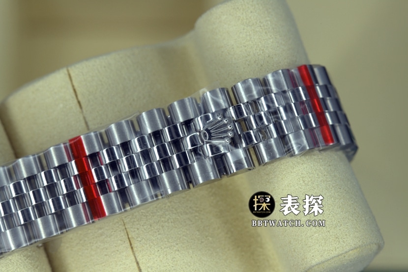 GS厂劳力士日志型一比一超A高仿手表粉盘钢带款图片及价格表带实拍图