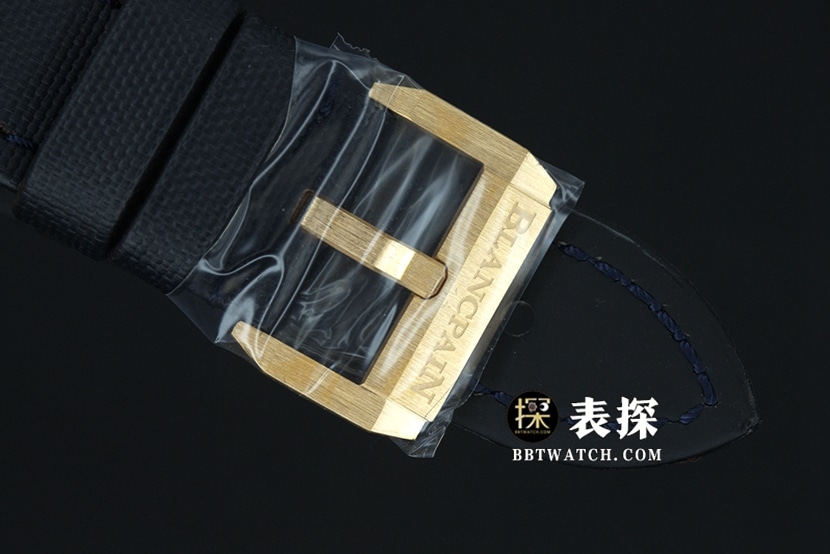 宝珀五十噚顶级复刻手表男士蓝盘金针皮带款图片及价格表扣实拍图