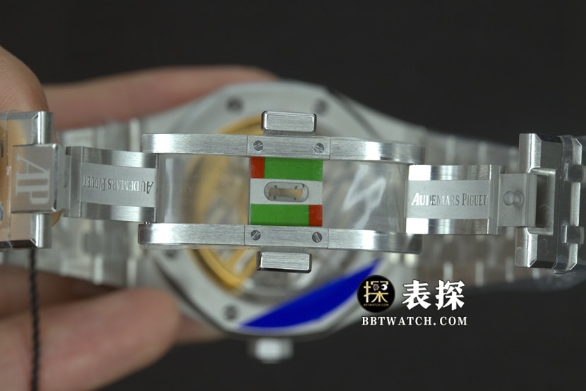 ZF厂爱彼皇家橡树15500V2一比一顶级复刻手表男士白盘钢带款图片及价格表扣实拍图