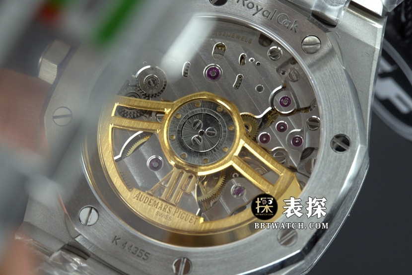 ZF厂爱彼皇家橡树15500V2一比一顶级复刻手表男士白盘钢带款图片及价格背面实拍图