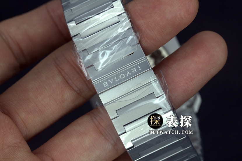 BV厂宝格丽一比一超A高仿手表男士白盘钢带款图片及价格表带实拍图