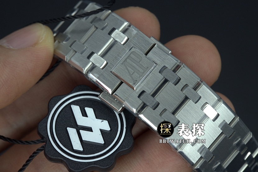 ZF厂爱彼皇家橡树50周年纪念款15510一比一顶级复刻手表男士绿盘钢带款图片及价格表带实拍图