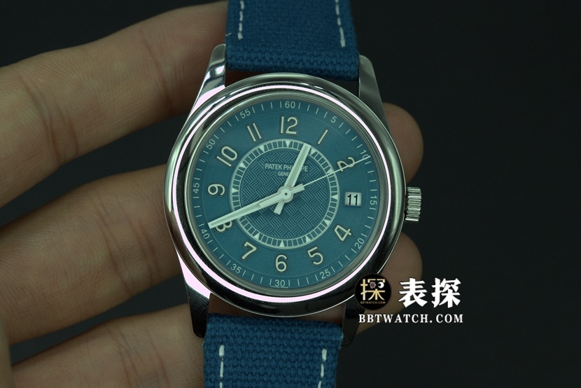 ZF厂百达翡丽6007A-001一比一超A高仿手表男士普朗菜乌特制表大楼纪念款皮带款图片及价格正面实拍图