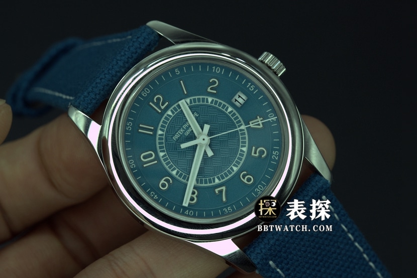 ZF厂百达翡丽6007A-001一比一超A高仿手表男士普朗菜乌特制表大楼纪念款皮带款图片及价格正面实拍图