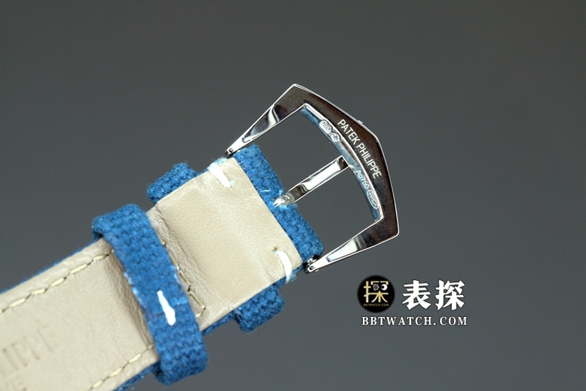 ZF厂百达翡丽6007A-001一比一超A高仿手表男士普朗菜乌特制表大楼纪念款皮带款图片及价格表扣实拍图