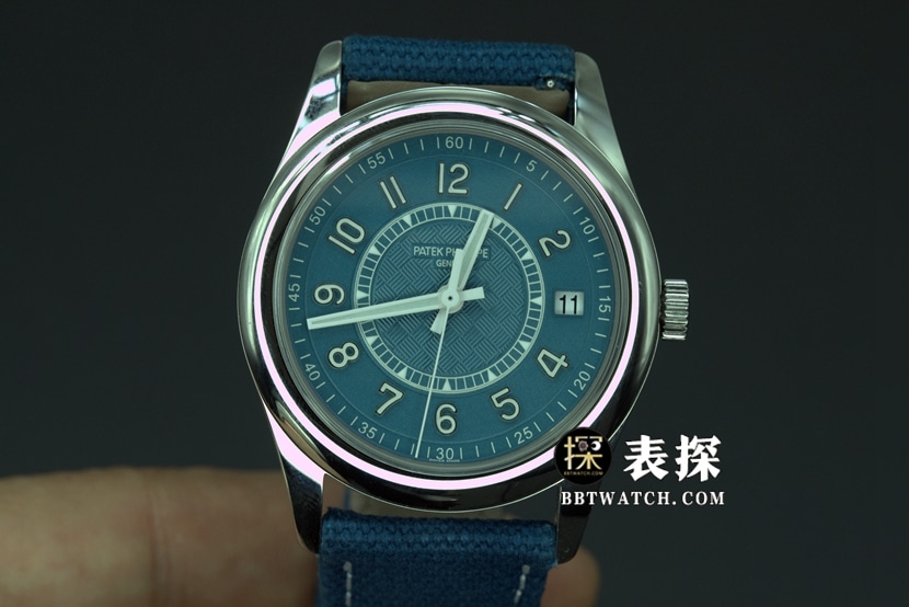 ZF厂百达翡丽6007A-001一比一超A高仿手表男士普朗菜乌特制表大楼纪念款皮带款图片及价格正面实拍图
