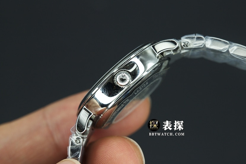 浪琴博雅顶级一比一高仿手表女士白盘钢带款图片及价格侧面实拍图