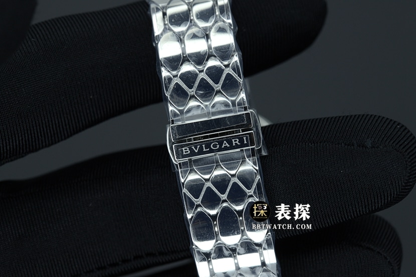 BV厂宝格丽一比一顶级复刻手表女士白盘金针钢带款图片及价格表带实拍图