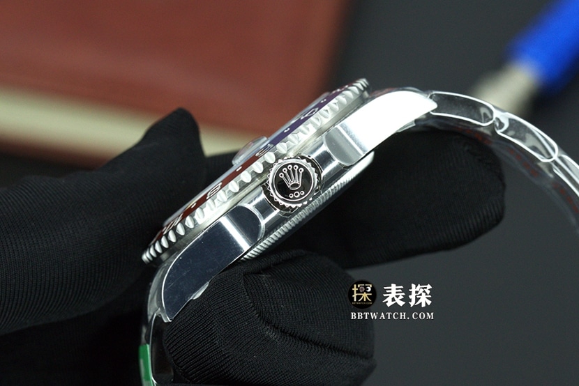 C+厂劳力士格林尼治超A高仿手表男士可乐圈钢带款图片及价格侧面实拍图
