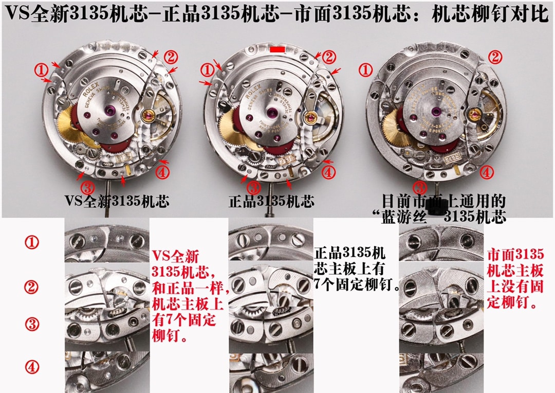 VS全新劳力士顶级复刻表潜航者型3135绿水鬼真假对比评测