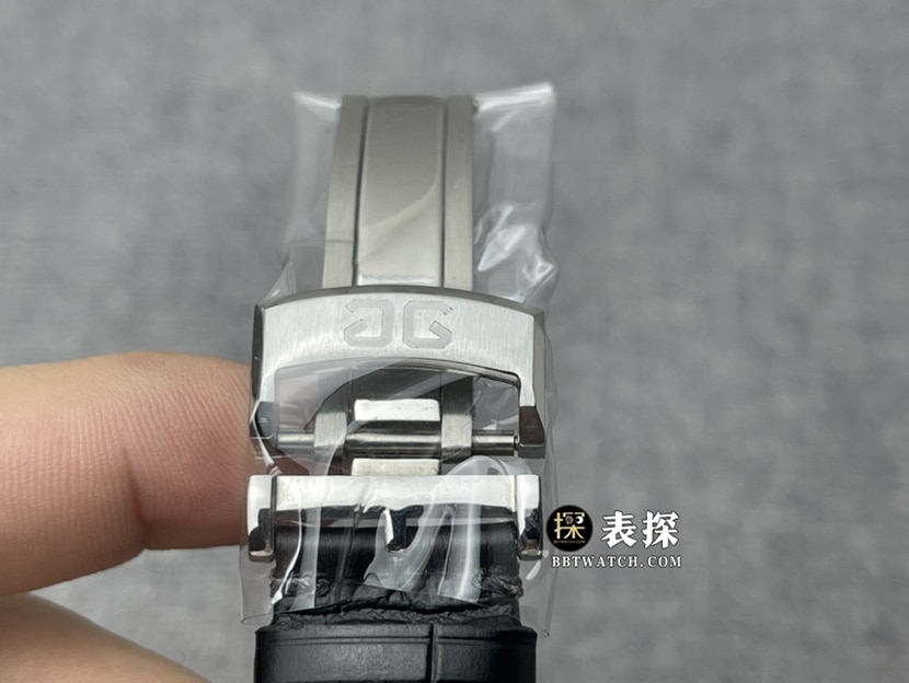 AI厂格拉苏蒂原创偏心一比一超A高仿手表男士白盘皮带款图片及价格表扣实拍图