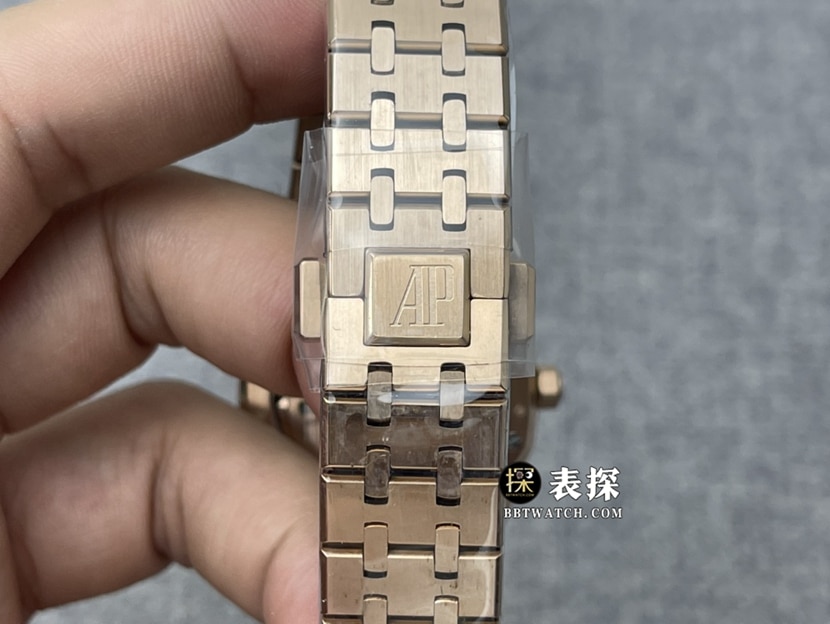 8F厂爱彼皇家橡树77351顶级一比一精仿手表女士银盘钢带款图片及价格表带实拍图