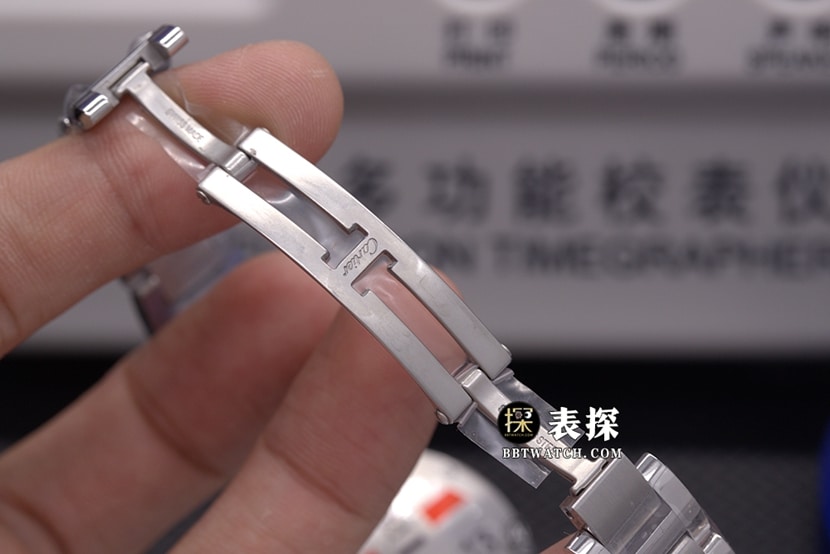 AF厂蓝气球卡地亚1:1复刻手表银白盘蓝针钢带款W6920071表扣实拍图