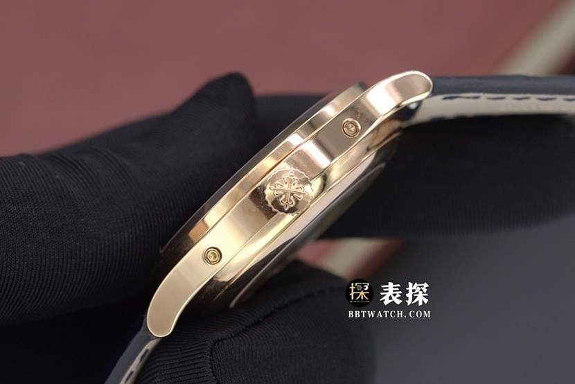 百达翡丽1:1复刻手表,复杂功能复刻表,侧面实拍图