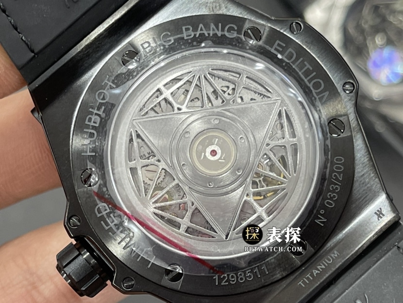 WWF BIG BANG宇舶1:1复刻手表黑盘橡胶款415.CX.1112.VR.MXM18机芯图