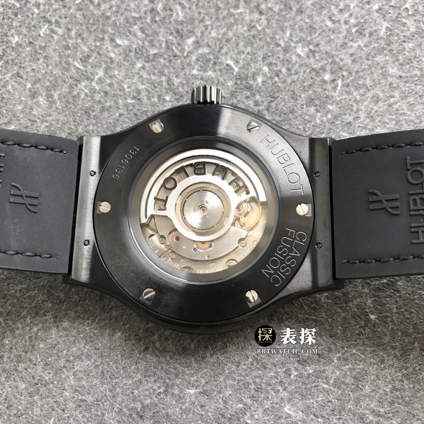 WWF经典融合宇舶1:1复刻手表骷髅头盘皮带款542.ND.9100.LR.1700.SKULL机芯图
