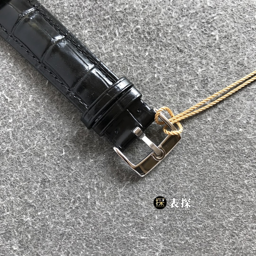 欧米茄蝶飞顶级一比一精仿手表男士黑盘皮带款图片及价格表扣实拍图
