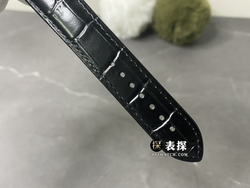 MKS厂欧米茄碟飞一比一超A高仿手表男士白盘皮带款图片及价格表带实拍图