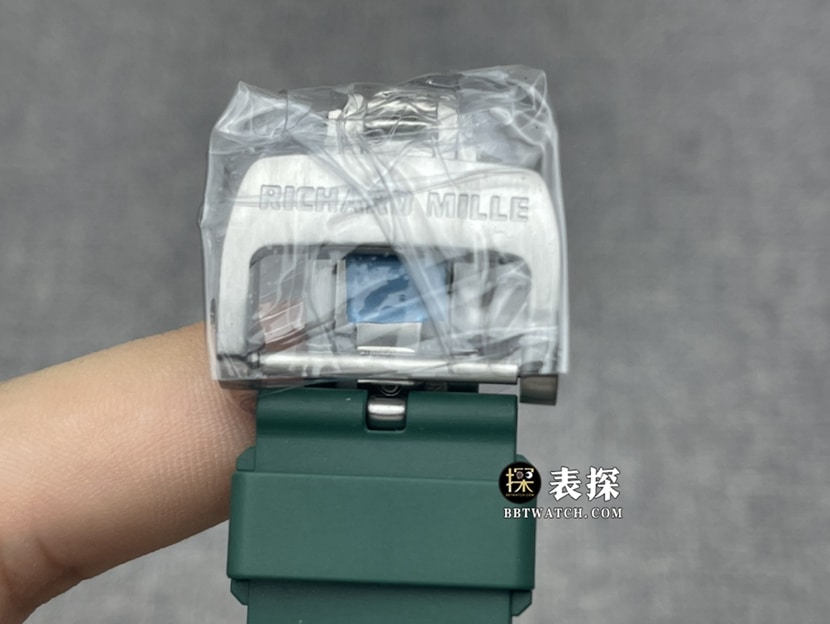 KV厂理查德米勒男士RM 11-02 LMC一比一超A高仿手表男士黑盘橡胶款图片及价格表扣实拍图