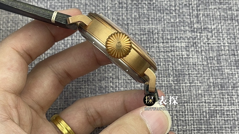 真力时1:1复刻手表,xf飞行员复刻表,侧面图