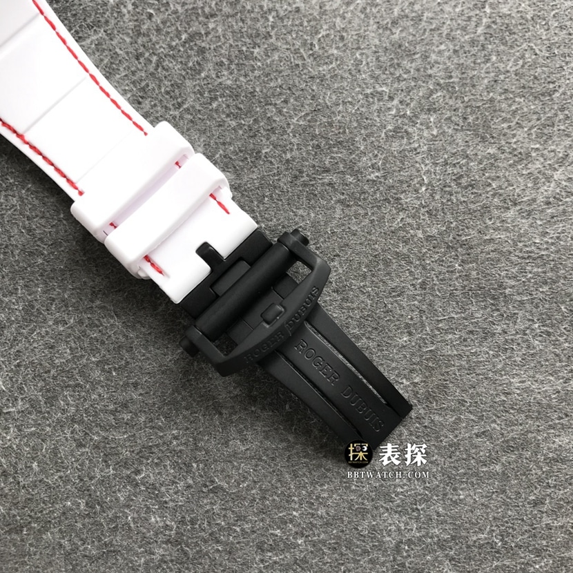 BBR王者罗杰杜彼1:1复刻手表镂空盘橡胶款DBEX0577表扣图