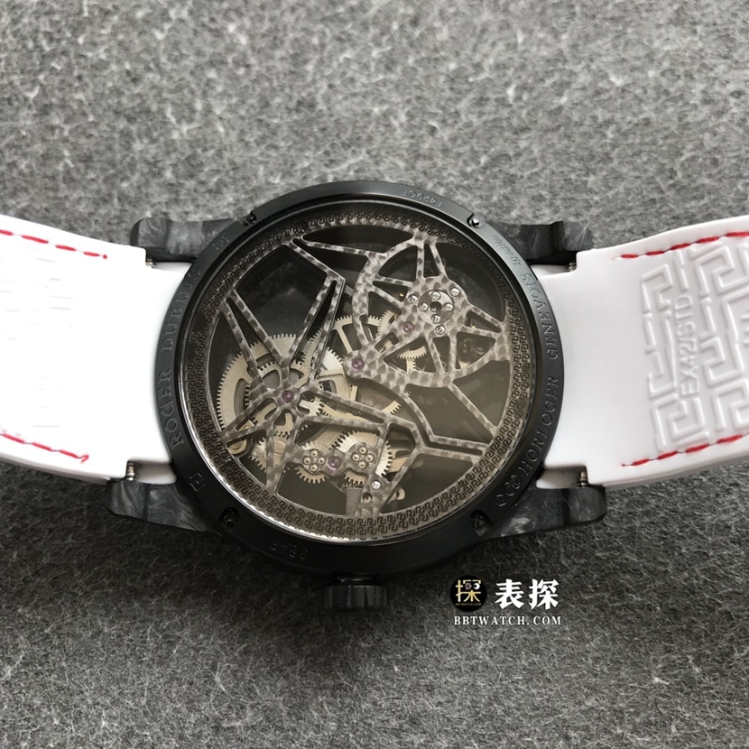 BBR王者罗杰杜彼1:1复刻手表镂空盘橡胶款DBEX0577背面图