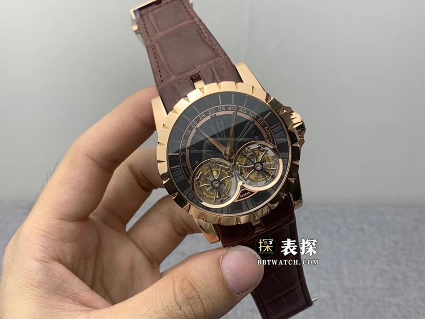 罗杰杜彼一比一复刻表,jb王者复刻手表,正面图