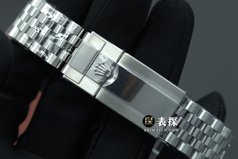 C+格林尼治劳力士1:1复刻手表夜光黑盘可乐圈钢带款m126710blro-0001表带实拍图